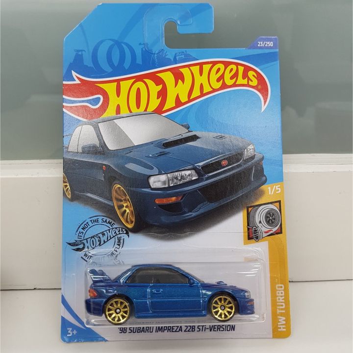 สินค้าเกรดพรีเมี่ยม-คุณภาพดี-hotwheels-98-subaru-impreaz-sti-version-ของเล่นเสริมทักษะ-เกมฝึกสมอง