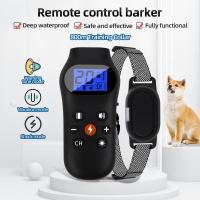 ZZOOI 800m Electric Dog Training Collar Rechargeable Pet Remote Control Waterproof Training Dog Collar with Shock Vibration Sound