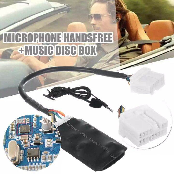 2x-car-radio-audio-adapter-bluetooth-aux-cable-microphone-handsfree-for-honda-accord-civic-crv-fit-siming-odyssey