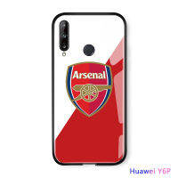 UCUC เคสโทรศัพท์เคสสำหรับ Huawei y6p 2020 โทรศัพท์มือถือกรณีหรูหราเชลล์ลีกฟุตบอลคลับโทรศัพท์กรณีเคสมือถือ เคสโทรศัพท์ เคสเด็กโลโก้กระจกนิรภัยกรณี