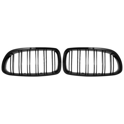Gloss Black Car Front Kidney Grille Grill for-BMW 5 Series F10 F11 F18 M5 2010-2017