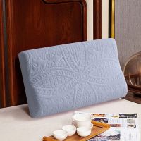 【CW】▨✿✇  Proof Wavy Memory Cases Silica Gel Pillowcase Printing Neck Cushion Cover Children Adult