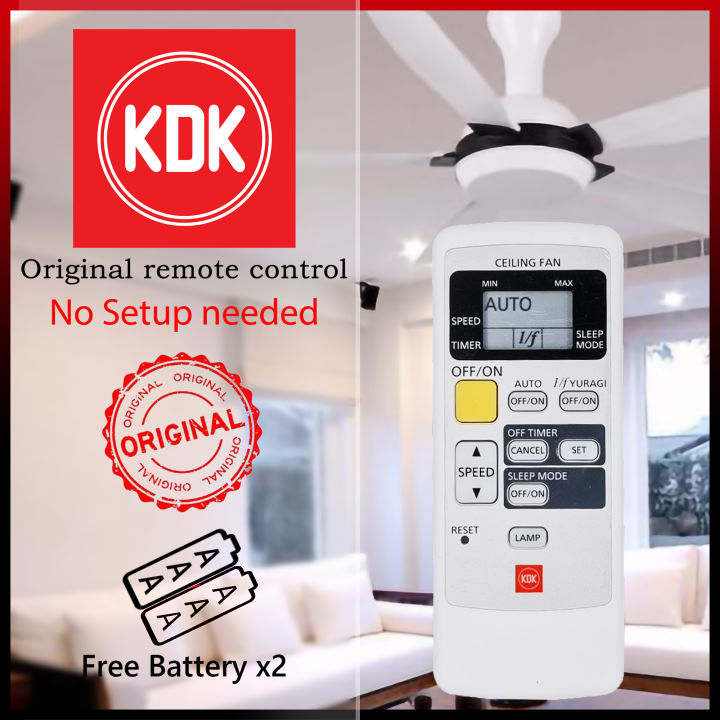 KDK CEILING FAN REMOTE CONTROL/ ORIGINAL KDK REMOTE Lazada