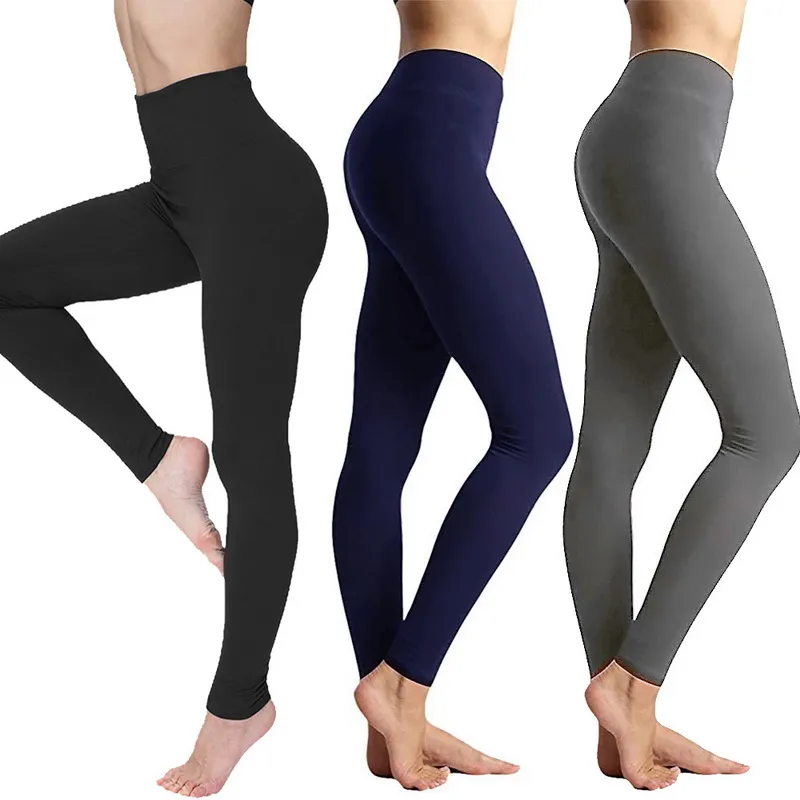 Women's Empire Waist Tummy Compression Control Top Leggings