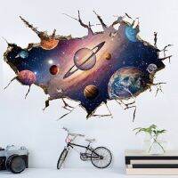 Simanfei Planets Wall Sticker 2019 Vinyl Mural Decal Star Paper Kids Room Decorate