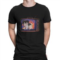 MenS T-Shirts Perfect Blue Vintage Cotton Tees Short Sleeve Tokyo Godfathers T Shirt Round Neck Tops Classic