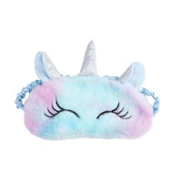 3D Silk Sleep Eye Unicorn Eye Cover Sleeping Cartoon 3D Silk Travel Eye Band Shade Eyepatch Eye Blindfolds