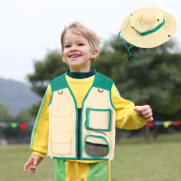 ของเล่นเด็ก Kids Explorer Costume Kit Adventures Suit Including Vest And Hat Dress Up Children Gift For Outdoor Adventures Set