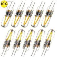 Ivhefd G4ขนาดเล็ก10 Pçs Lâmpadas Led Ac/dc 12V Cob Filamento De Vidro Cobertura Lâmpada 3W Para Sala Subchua IR Halogênio
