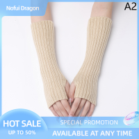 Nofui ถุงมือแบบไม่มีนิ้วสำหรับผู้หญิงใหม่ถุงมือทำงานถักแบบกอธิกน่ารักๆถุงมือทำงานที่ข้อเท้าแขนข้อมือฮาราจูกุอะนิเมะคอสเพลย์เครื่องประดับ