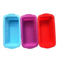 Food Grade Silicone Cake Mold Rectangular Shape Bread Loaf Toast Pan Moulds Long Square Dishes Baking Accessories Kitchen Tools Bread Cake  Cookie Acc