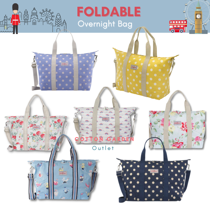 🇬🇧แท้ 100 ใบใหญ่ กระเป๋าCath Kidston พับได้ foldaway overnight bag
