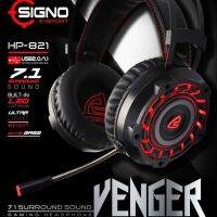 SIGNO E-Sport 7.1 Surround Sound Vibration Gaming Headphone รุ่น VENGER HP-821