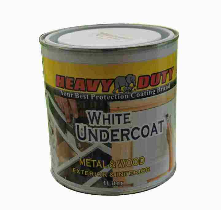 1L White Undercoat (wood & metal ) HEAVY DUTY UNDERCOAT KAYU DAN BESI