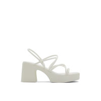 ALDO SLAY Women Heeled Sandals-White