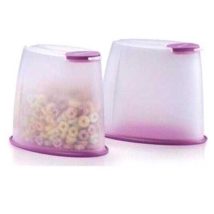 Tupperware โหลเก็บกรอบ 1ใบ สีขาว