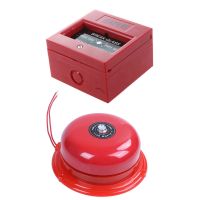 AC 250V/12V DC 12V Resettable Manual Call Point Fire Alarm Pull Station AC 220V 100Mm Schools Fire Alarm