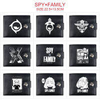 [ในสต็อก] Spy× Familys ผู้ชายผู้หญิงเด็กปุ่มสแน็ปกระเป๋าสตางค์อะนิเมะอุปกรณ์ต่อพ่วง PU S Nap กระเป๋าเงินเหรียญการ์ตูนพับกระเป๋าสตางค์สั้น