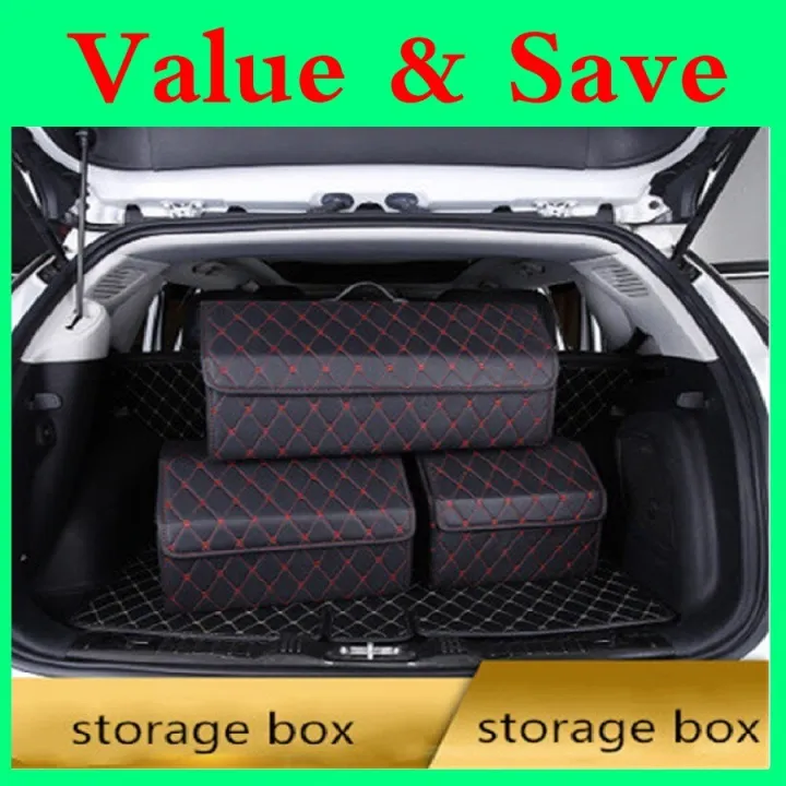 Collapsible Car Boot Storage Box Organizer Big Portable Kotak Simpan