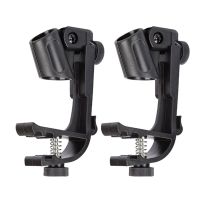 Adjustable Clip On Drum Rim Shockproof Mount Microphone Mic Clamp Stand Holder G32B