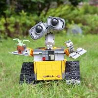 ใช้งานร่วมกับ Lego Tech Wall-E Robot 21103 Star Wars เด็กประกอบบล็อกตัวต่อของเล่นรุ่น