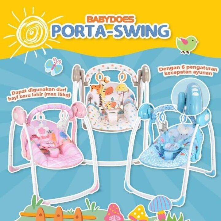 Bouncer Babydoes Porta Swing Ayunan Bayi Elektrik Otomatis - Bouncer ...