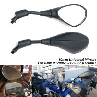 ☸X5 Universal 10มม. สำหรับ BMW R1250GS R1200GS ADV กระจกมองหลังรถจักรยานยนต์กระจกข้างที่อยู่อาศัย R1200RT R เก้า T R9T S1000R S1000XR