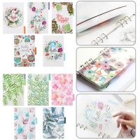 5Pcs/Set A5 A6 Notebook Paging Separator Binder 6 Holes Color Paper Separators Category Pages Stationeries