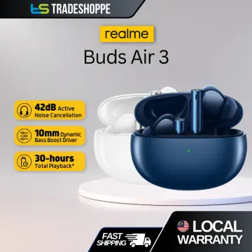 Realme Buds Air 2 With Active Noise Cancellation ANC Bluetooth Headset-  True Wireless