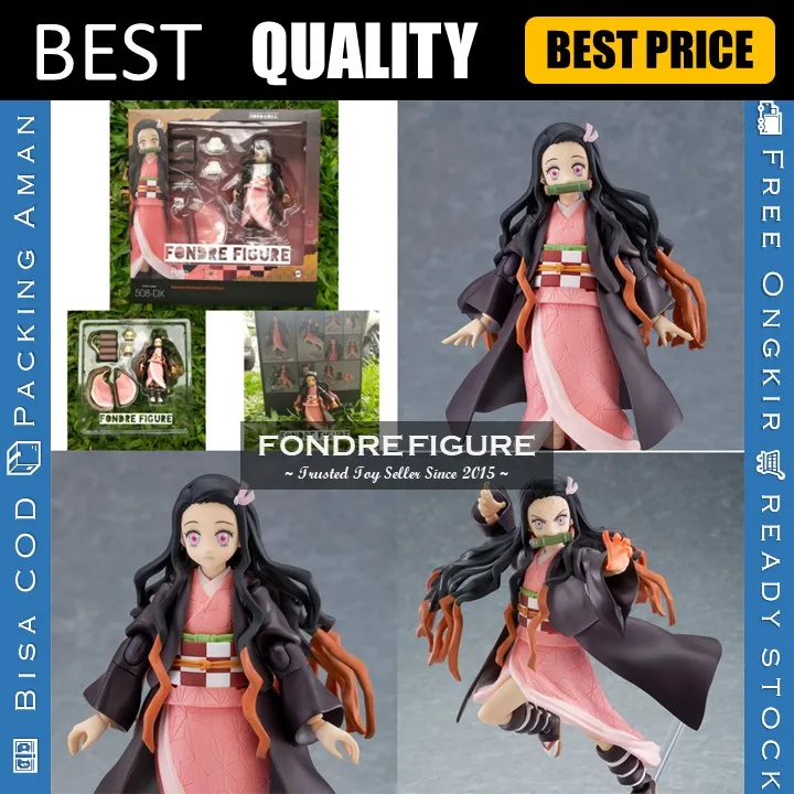 Figma Demon Slayer 508 498 522 Kamado Tanjirou Nezuko Mudança De Cara Anime  Articulado Ação Figura Modelo Bonecos