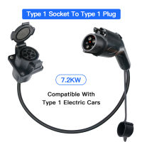 KOLANKY 32A EV Adapter Type 1 EV Socket To Type 1 EV Plug Type 1 To Type 1 Adapter 1M Extension Cable