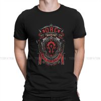 World Of Warcraft เสื้อยืดผ้าฝ้ายสำหรับผู้ชายเสื้อเสื้อยืดคอกลมพิมพ์ลายสไตล์พังค์สำหรับเสื้อแขนสั้น Harajuku