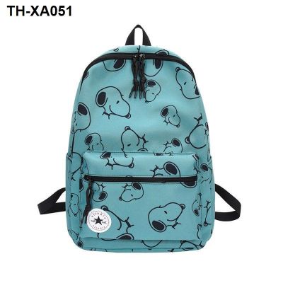 New backpack contracted large capacity between men and women travel junior middle school high students bags