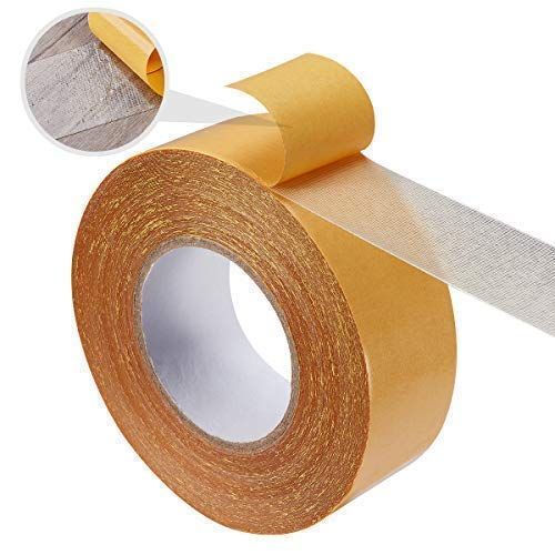 double-sided-carpet-tape-เทปติดพรม-48mm-x-10metres-เทปกาวติดพรม-ผ้าเทปติดพรม-เทปกาวติดหญ้าเทียม-เทปกาวติดเสื่อน้ำมัน-ยึดพรม-ติดกันน้ำ