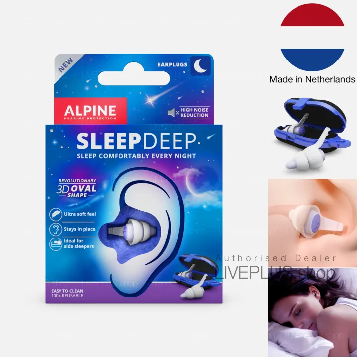 Alpine SleepDeep Earplugs — Soft Ear Plugs Close Cover Anti Noise ...