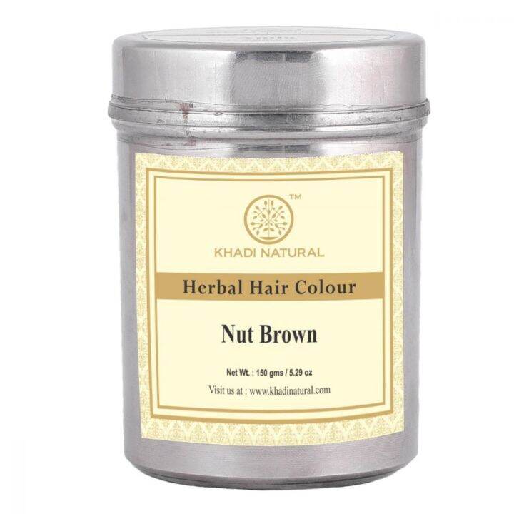 Khadi Natural Herbal Nut Brown Henna Natural Hazel 150g Lazada Singapore