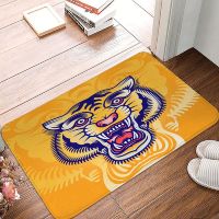 Gothic Anti-Slip Entrance Doormat Welcome Mat Traditional Tattoo Tiger Panther Head Illustration Floor Carpet Soft Area Rug