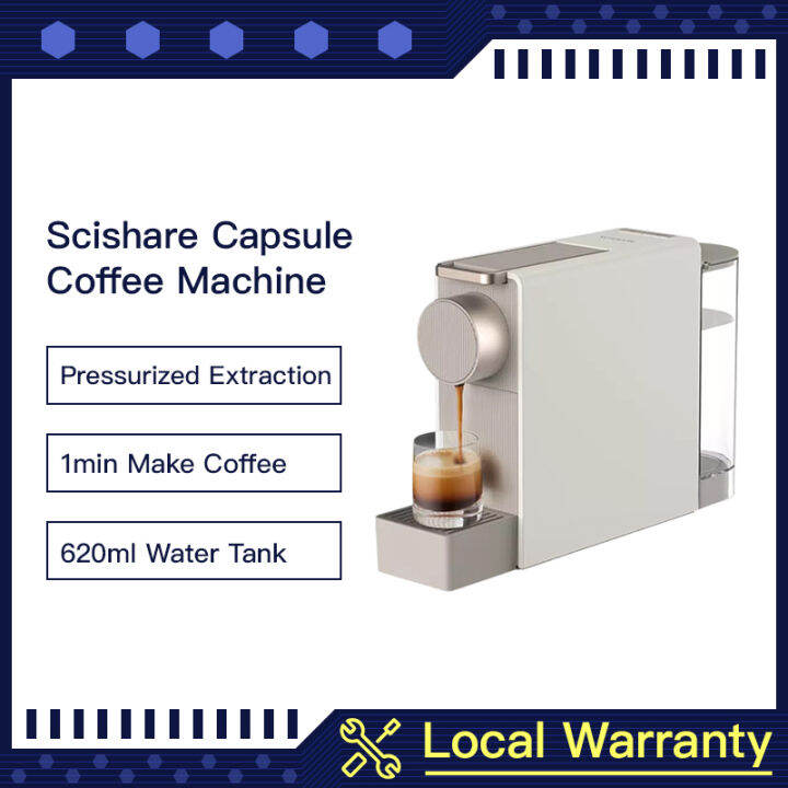 Scishare Capsule Coffee Machine S1201 Mini Capsule Coffee Maker 2