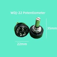 1pcs 1k 2k 3k 5k 10k WDJ-22 Conductive plastic potentiometer HOSS 1W BI model 6178 Single turn infinite turn