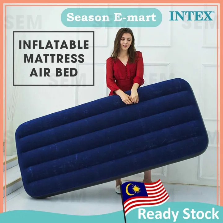 Tilam single INTEX Inflatable Air Bed Single Queen King Air Pump