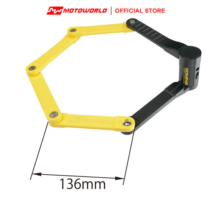 KOMINE Motorcycle Tire Lock LK121 Folding Lock Lazada PH
