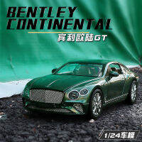 1:24คอลเลกชันโมเดลรถเหล็กสำหรับ TheBentley คอนติเนนหรูหราหรูหราซีดานรถลีมูซีนรถลิมูซีนโลหะ4ประตูเปิดของเล่นยานพาหนะ