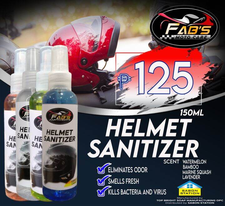 Fabs Moto Care Helmet Sanitizer 150ml Lazada PH