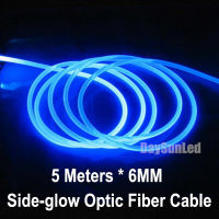 5 Meters * 6MM Side-glow Fiber Optic Cable Car Atmosphere LIght Guiding Light