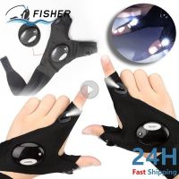 Fingerless Fishing Flashlight Torch Camping Hiking Survival Durable Outdoor