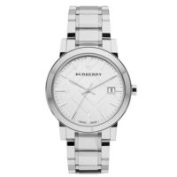 BURBERRY BU9000 BU9200 - 38mm 27mm  Silver Dial Stainless Steel Watch