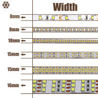 Super bright 12V Led Strip Light Diode Tape 2835 5M Warm White Nature 002400 12V Leds Strip Light Kitchen Home Decor