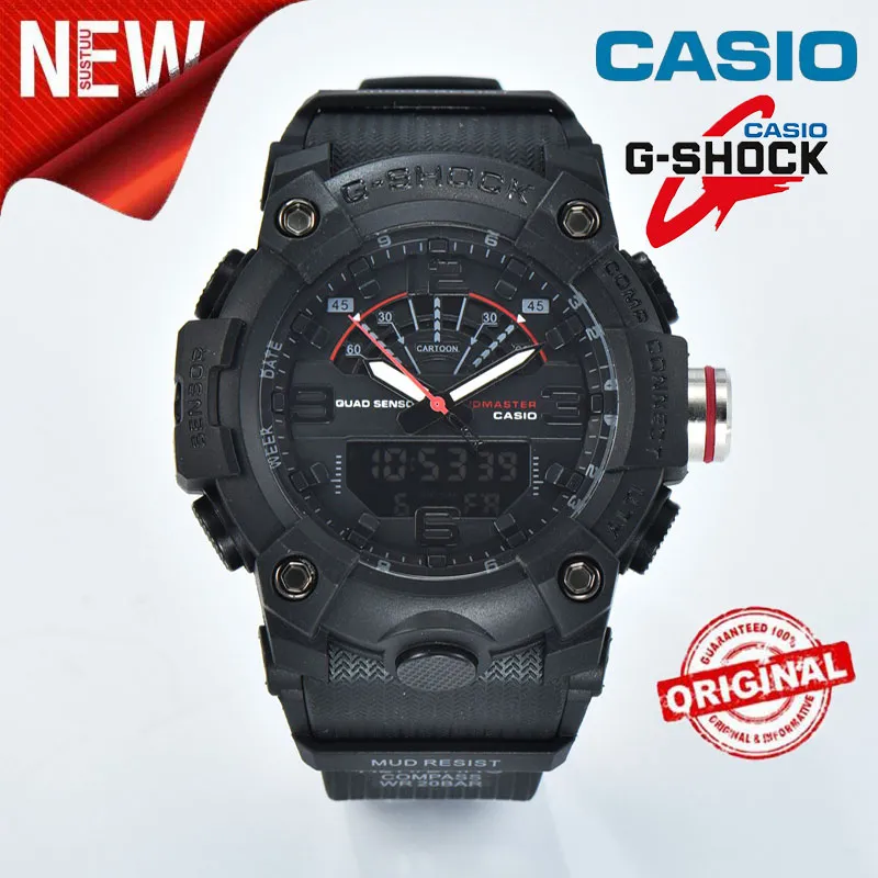 Original Black Khaki CASIO GWG 1000 Watch G SHOCK Watch Men GG1000