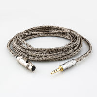 HiFi 8 Core หูฟังเสียงอัพเกรดสาย3.5มม. ปลั๊กสเตอริโอ Mini XLR สำหรับ AK G Q701, K240S ,K271 ,K702 ,K141,,K712