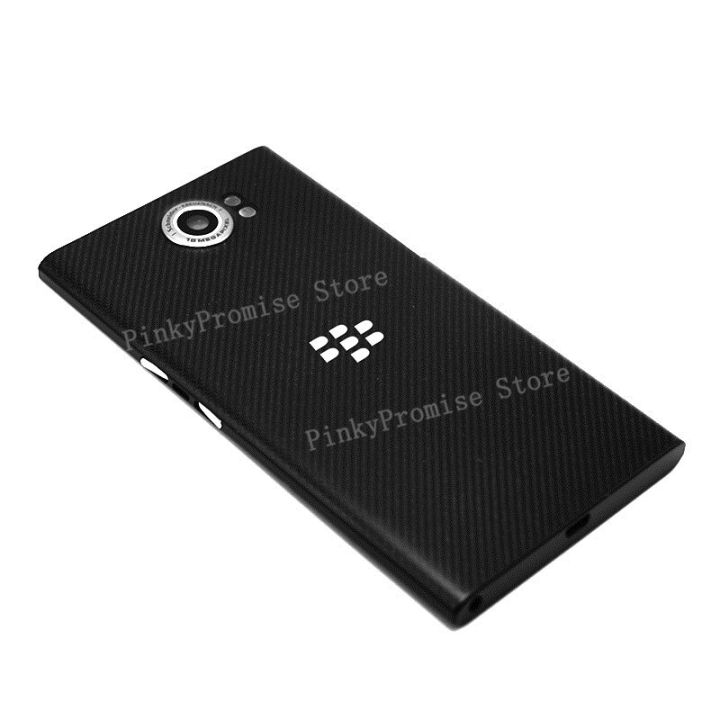 ฝาหลังประตูที่อยู่อาศัยฝาหลังปิดโทรศัพท์คุณภาพดีที่สุดสำหรับ-blackberry-priv-ที่มีกล้องมองหลังเลนส์โทรศัพท์มือถือเปลี่ยนชิ้นส่วน